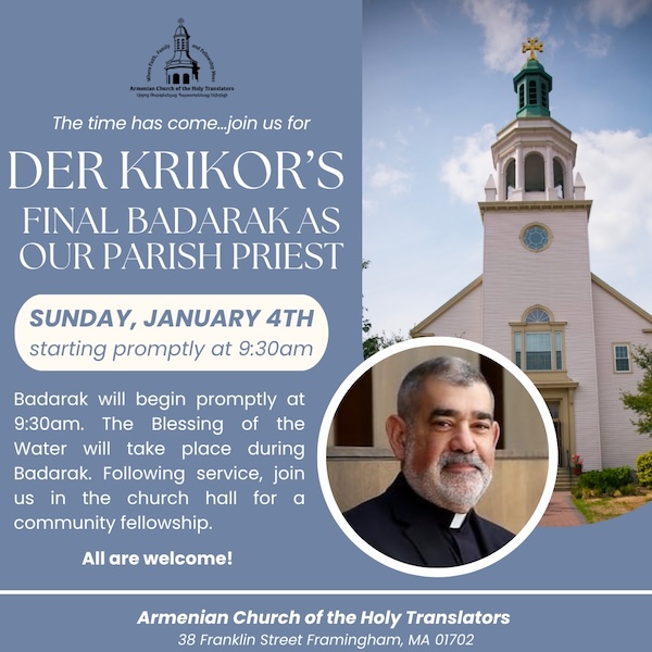 Der Krikor’s Final Badarak