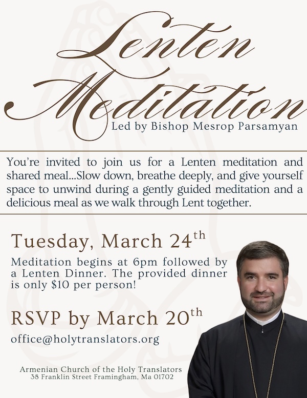 Lenten Meditation