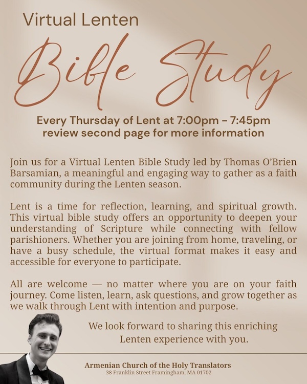 Virtual Lenten Bible Study